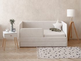 Диван-кровать Happy (айвори) в Каменке - kamenka.mebel-nsk.ru | фото