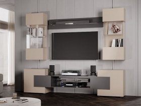 Гостиная Фэнтези (кашемир/графит) в Каменке - kamenka.mebel-nsk.ru | фото