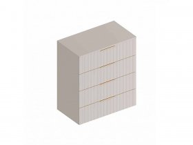 Комод с 4 ящ. «Тефия» (тефия/софт сантьяго) в Каменке - kamenka.mebel-nsk.ru | фото