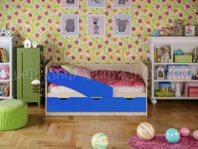 Кровать детская Бабочки 2,0 м в Каменке - kamenka.mebel-nsk.ru | фото