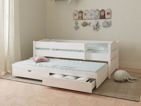 Кровать двухуровневая с ящиками «Лапландия» в Каменке - kamenka.mebel-nsk.ru | фото