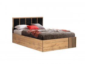 Кровать двуспальная с подъем. мех. 1,6 м Либерти 51.20 в Каменке - kamenka.mebel-nsk.ru | фото