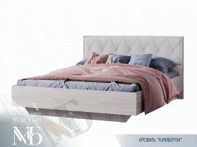 Кровать двуспальная 1,6м Кимберли КР-13 в Каменке - kamenka.mebel-nsk.ru | фото
