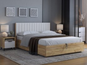 Кровать двуспальная 1,6м Юлия в Каменке - kamenka.mebel-nsk.ru | фото
