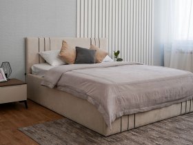 Кровать двуспальная 1,8м с подъем. мех. Леванте в Каменке - kamenka.mebel-nsk.ru | фото
