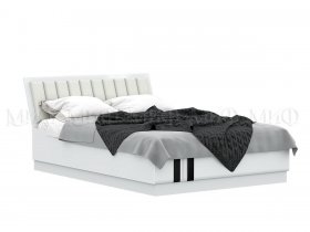Кровать двуспальная с подъем.мех. 1,6м Магнолия в Каменке - kamenka.mebel-nsk.ru | фото