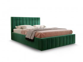 Кровать мягкая 1,6 Вена стандарт, вар.1 в Каменке - kamenka.mebel-nsk.ru | фото