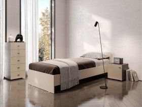 Кровать односпальная 0,9м Гиза в Каменке - kamenka.mebel-nsk.ru | фото