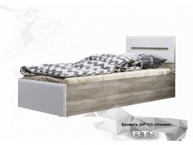 Кровать односпальная Наоми КР-12 в Каменке - kamenka.mebel-nsk.ru | фото