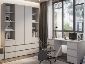 Модульная детская Люмо (кашемир) в Каменке - kamenka.mebel-nsk.ru | фото