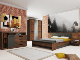 Модульная спальня Глазго в Каменке - kamenka.mebel-nsk.ru | фото