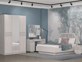 Модульная спальня Лоренцо в Каменке - kamenka.mebel-nsk.ru | фото