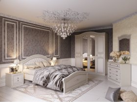 Модульная спальня Николь (Мебельград) в Каменке - kamenka.mebel-nsk.ru | фото