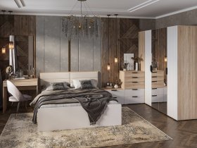 Модульная спальня Норд в Каменке - kamenka.mebel-nsk.ru | фото
