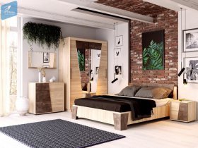 Модульная спальня Санремо в Каменке - kamenka.mebel-nsk.ru | фото