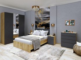 Модульная спальня Шерлок в Каменке - kamenka.mebel-nsk.ru | фото