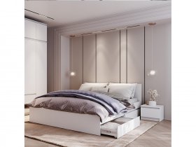 Модульная спальня Симпл в Каменке - kamenka.mebel-nsk.ru | фото