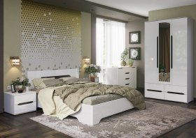 Модульная спальня Валирия в Каменке - kamenka.mebel-nsk.ru | фото