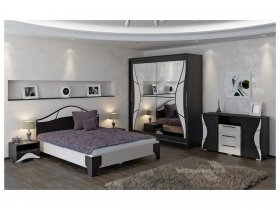 Модульная спальня Верона (Линаура) в Каменке - kamenka.mebel-nsk.ru | фото