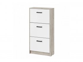 Обувница ОБ-2 Вега (дуб крафт серый/белый) в Каменке - kamenka.mebel-nsk.ru | фото