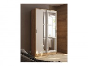 Шкаф-купе 1,2м «Стиль-2» (дуб крафт золотой/кашемир) в Каменке - kamenka.mebel-nsk.ru | фото