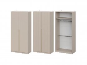 Шкаф ШК-100 Эккервуд (меланж) в Каменке - kamenka.mebel-nsk.ru | фото