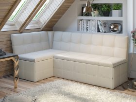 Скамья угловая со спальным местом «Домино» (кашемир) в Каменке - kamenka.mebel-nsk.ru | фото