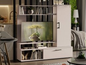 Стенка «Сиена» (кашемир) в Каменке - kamenka.mebel-nsk.ru | фото