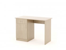Стол письменный СП-01 (Биг) ясень шимо светлый в Каменке - kamenka.mebel-nsk.ru | фото