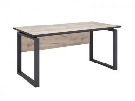 Стол руководителя Ст075.0 Гермес лофт (дуб крафт серый) в Каменке - kamenka.mebel-nsk.ru | фото