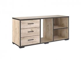 Тумба 1200 Тм075.0 Гермес лофт (дуб крафт серый) в Каменке - kamenka.mebel-nsk.ru | фото