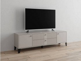 Тумба под ТВ Парус-10 (кашемир/сантьяго софт) в Каменке - kamenka.mebel-nsk.ru | фото