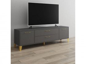 Тумба под ТВ Парус-13 (графит серый) в Каменке - kamenka.mebel-nsk.ru | фото